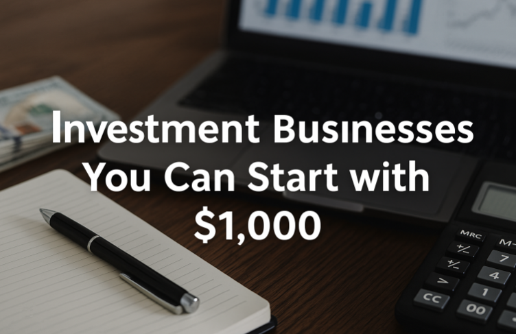 Investment Businesses You Can Start with $1,000